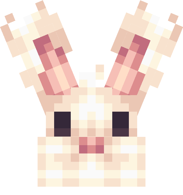 Mountable White Bunny Pet