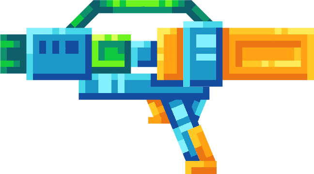 Blue Gold Watergun