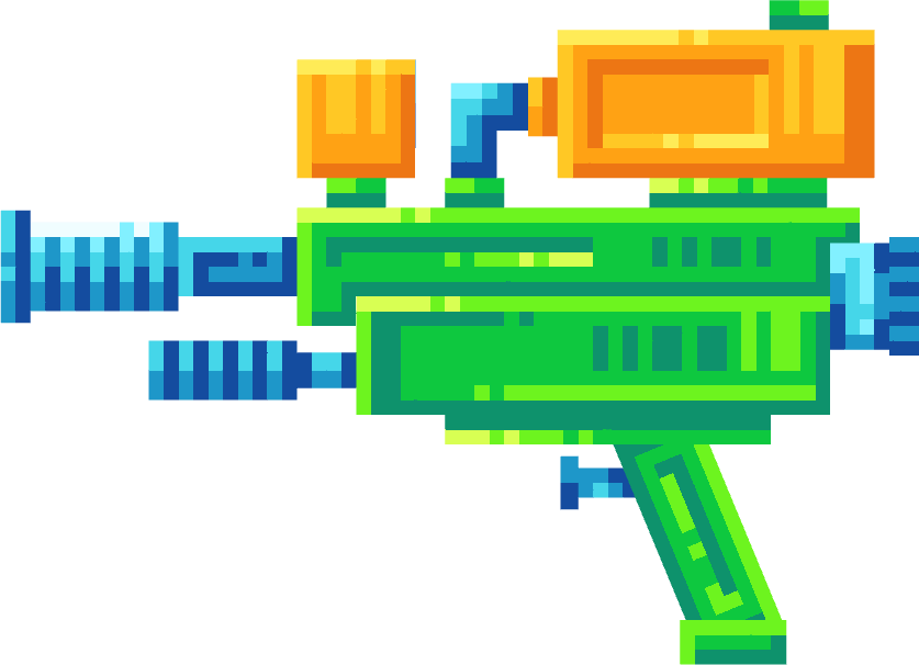 Green Gold Watergun